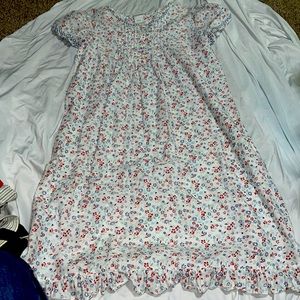 Laura Ashley large nightgown white floral.